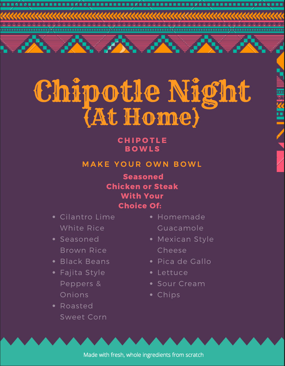 Chipotle Night at Home